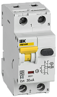 Выключатель автоматический дифференциального тока АВДТ32EM В6 30мА | код MVD14-1-006-B-030 | IEK